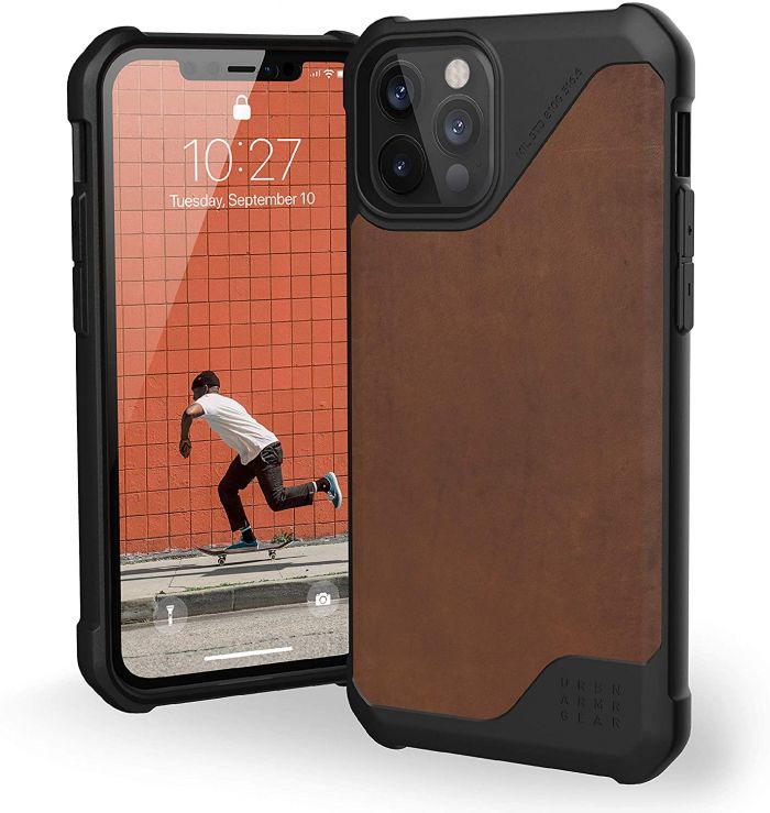 Чохол UAG для iPhone 12 / 12 Pro Metropolis LT, Leather Brown