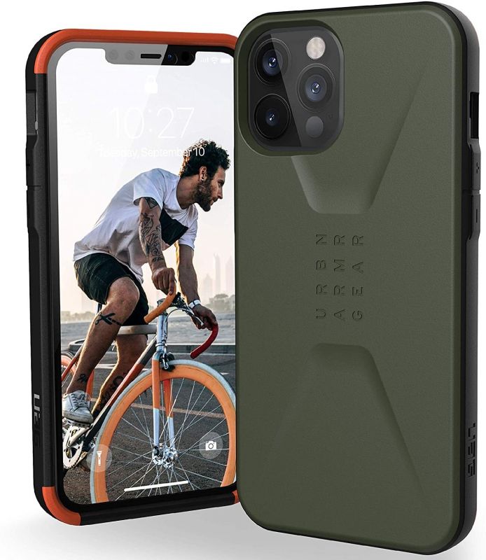 Чохол UAG для iPhone 12 Pro Max Civilian, Olive