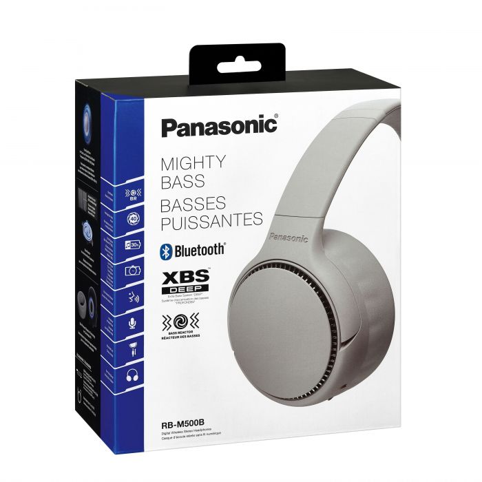 Навушники Panasonic RB-M500BGE Over-ear Wireless Mic Сірий
