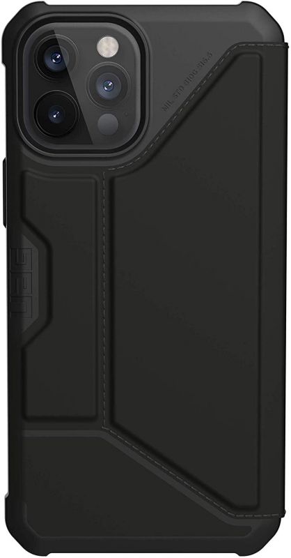 Чохол UAG для iPhone 12 Pro Max Metropolis (PU), SATN Black