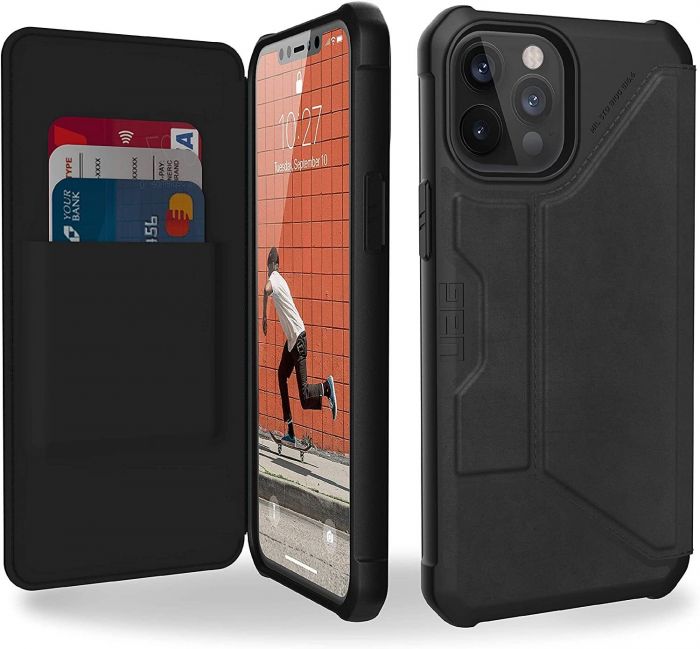 Чохол UAG для iPhone 12 Pro Max Metropolis, Leather Black