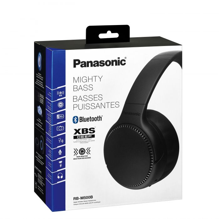 Навушники Panasonic RB-M500BGE Over-ear Wireless Mic Чорний