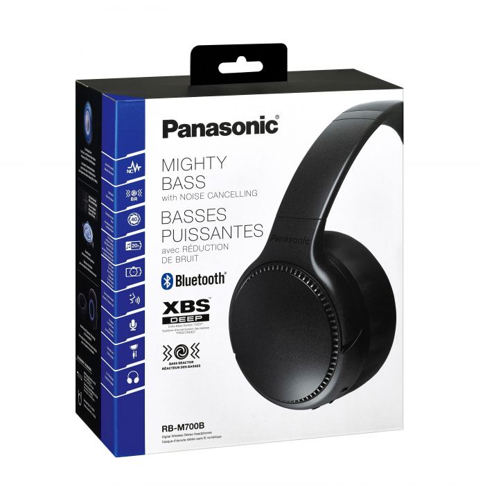 Навушники Panasonic RB-M700BGE Over-ear Wireless ANC Mic Чорний