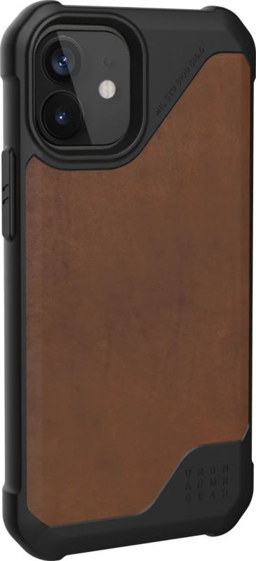 Чохол UAG для iPhone 12 Mini Metropolis LT, Leather Brown