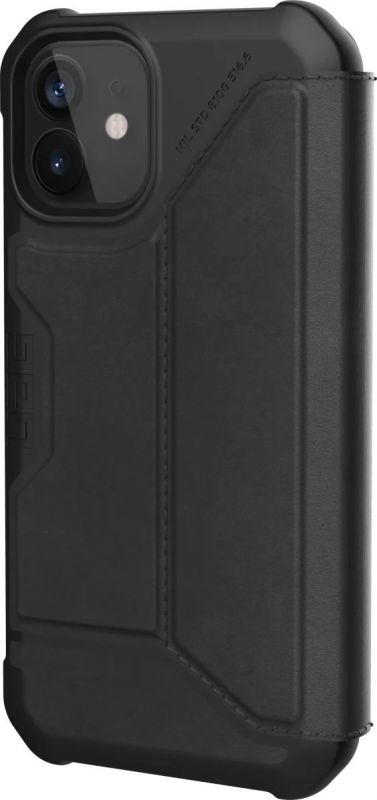 Чохол UAG для iPhone 12 Mini Metropolis, Leather Black