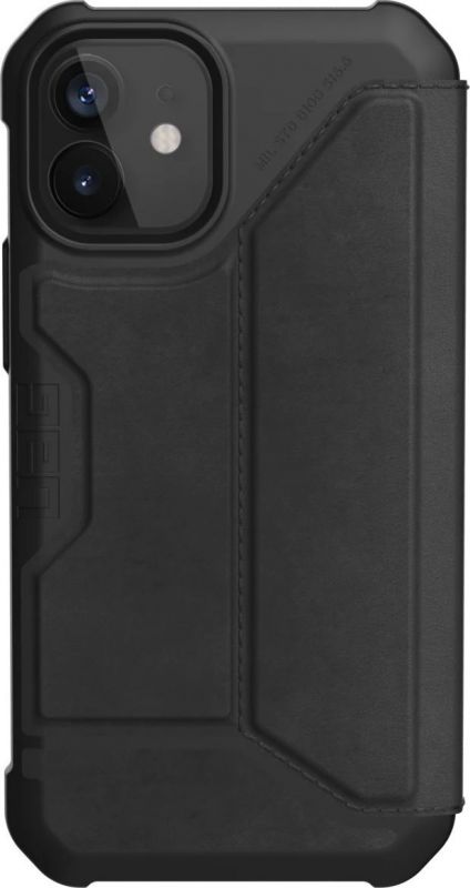 Чохол UAG для iPhone 12 Mini Metropolis, Leather Black