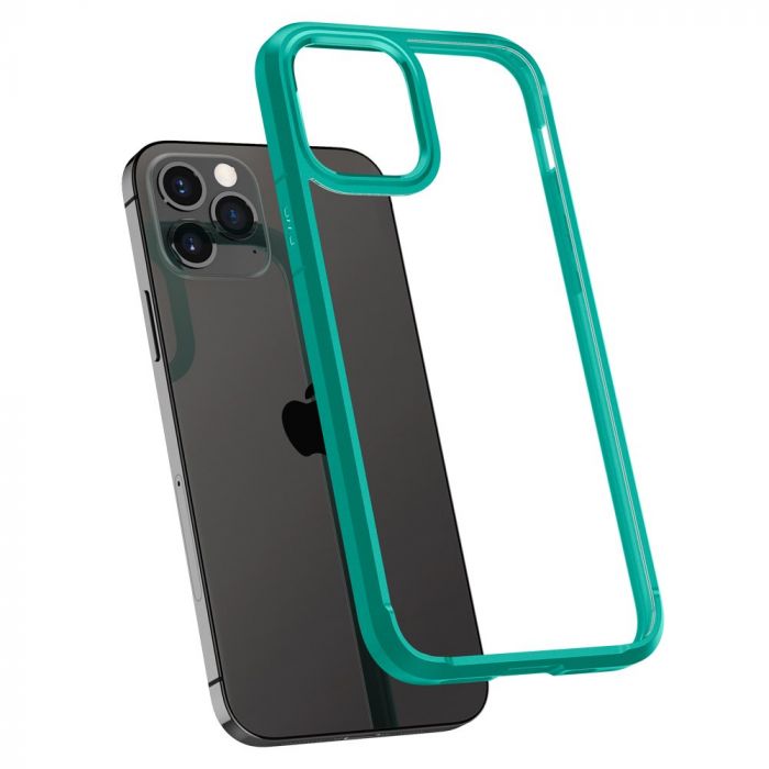 Чохол Spigen для iPhone 12 / 12 Pro Crystal Hybrid, Mint