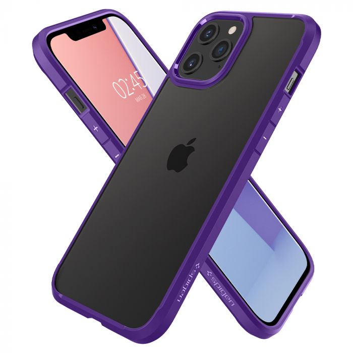 Чохол Spigen для iPhone 12 Pro Max Crystal Hybrid, Hydrangea Purple