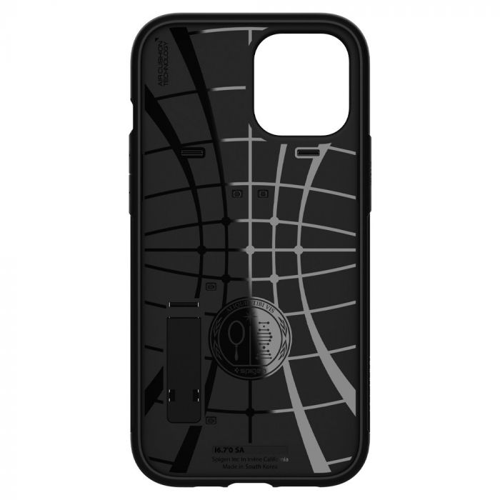 Чохол Spigen для iPhone 12 / 12 Pro Slim Armor, Black