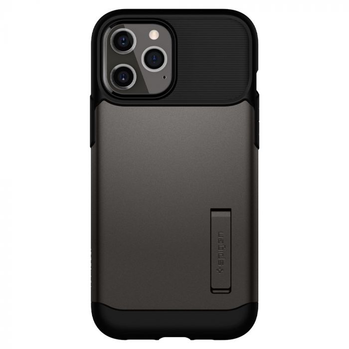 Чохол Spigen для iPhone 12 Pro Max Slim Armor, Gunmetal