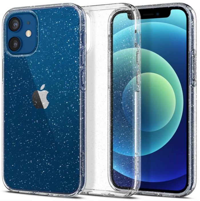 Чохол Spigen для iPhone 12 mini Liquid Crystal Glitter, Crystal Quartz