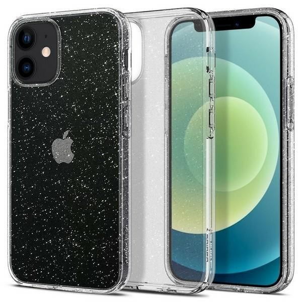 Чохол Spigen для iPhone 12 mini Liquid Crystal Glitter, Crystal Quartz