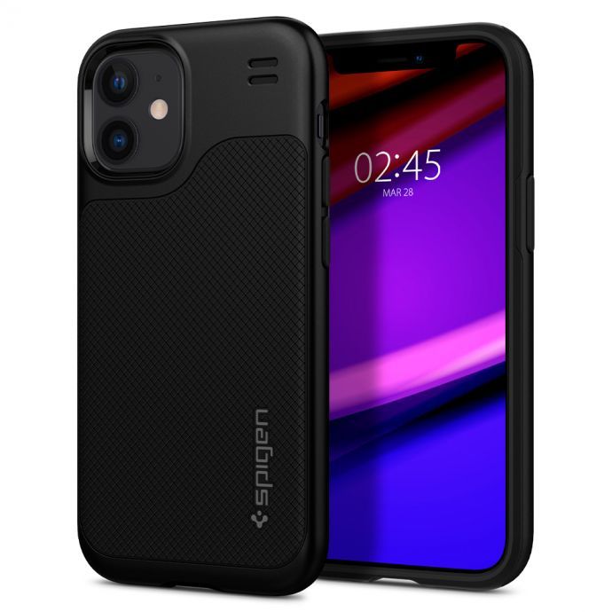 Чохол Spigen для iPhone 12 mini Hybrid NX, Matte Black