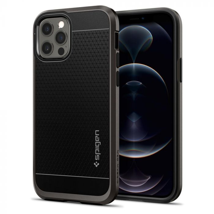 Чохол Spigen для iPhone 12 / 12 Pro Neo Hybrid, Gunmetal