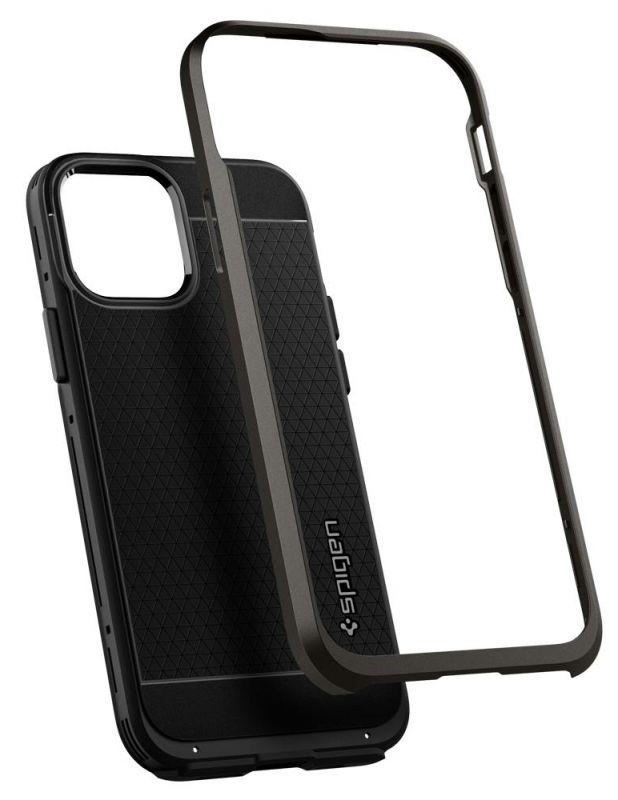 Чохол Spigen для iPhone 12 / 12 Pro Neo Hybrid, Gunmetal