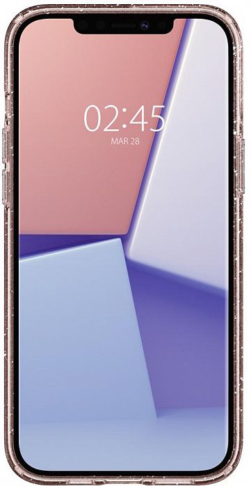 Чохол Spigen для iPhone 12 / 12 Pro Liquid Crystal Glitter, Rose Quartz