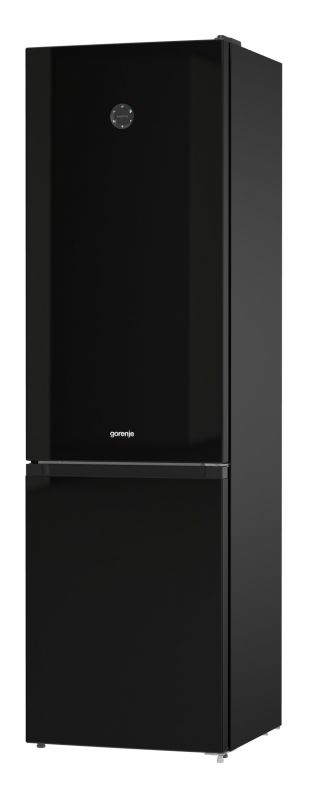 Холодильник з нижн. мороз. камерою Gorenje NRK6201SYBK, 200х60х60см, 2 двері, 235( 96)л, А+, NF+ , Зона св-ті, Внутр. Диспл, Зов