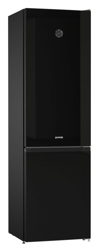 Холодильник з нижн. мороз. камерою Gorenje NRK6201SYBK, 200х60х60см, 2 двері, 235( 96)л, А+, NF+ , Зона св-ті, Внутр. Диспл, Зов