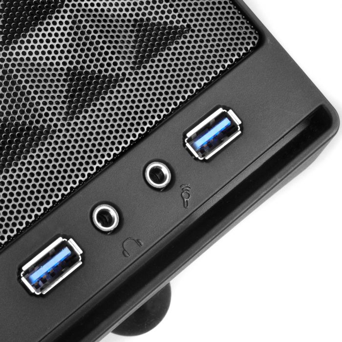 Корпус SilverStone SUGO SG13B-C, MiniITX,USB Type-C x1,USB3.0x1,сітка (передня панель),без БЖ,чорний