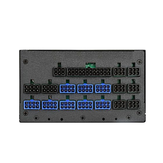 Блок живлення SilverStone STRIDER ST1300-TI (1300W),80+Titanium,aPFC,14см,24+2x8,16xSATA,8xPCIe,+6,модульний
