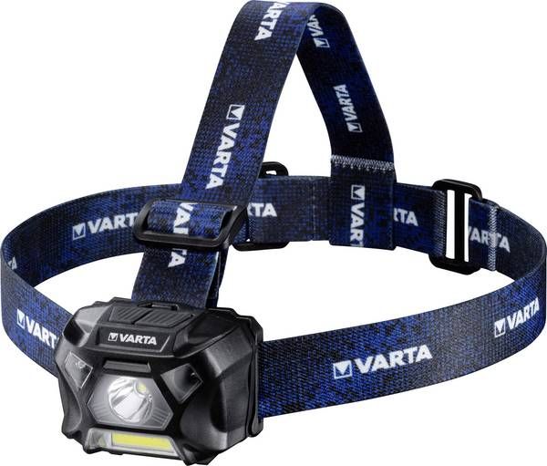 Ліхтар VARTA Налобний інспекційний Work-Flex-Motion-Sensor H20, 3 Ватт,  IP54, до 150 люмен, до 78 метрів, 8 режимів,   3хААА