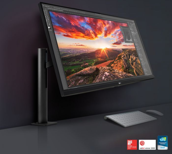 Монітор LCD 31.5" LG 32UN880-B 2xHDMI, DP, USB-C, MM, IPS, Pivot, 3840x2160, 95%DCI-P3, HDR10