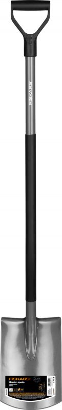 Fiskars Лопата пряма Ergonomic із закругленим лезом 125см, 2100г