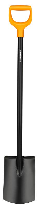 Fiskars Лопата пряма Solid із закругленим лезом 117см, 1890г