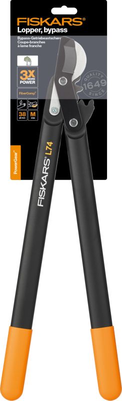 Fiskars Гілкоріз площинний посилений PowerGear M L74