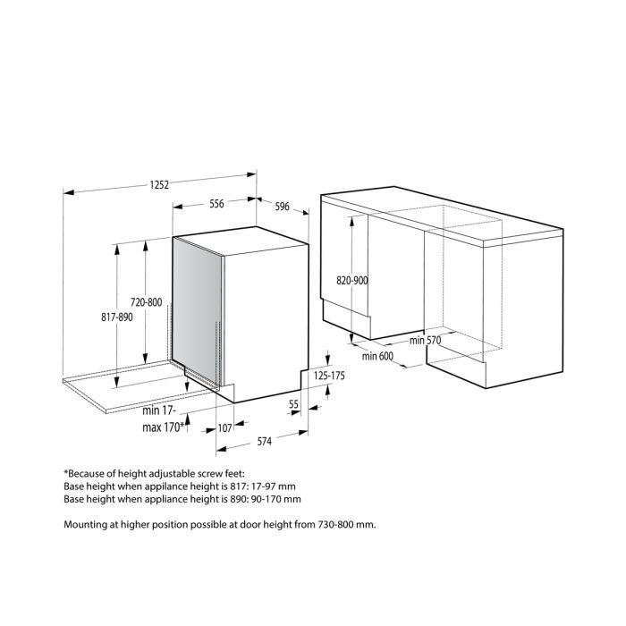 Вбудована посудом. машина Gorenje GV672C62