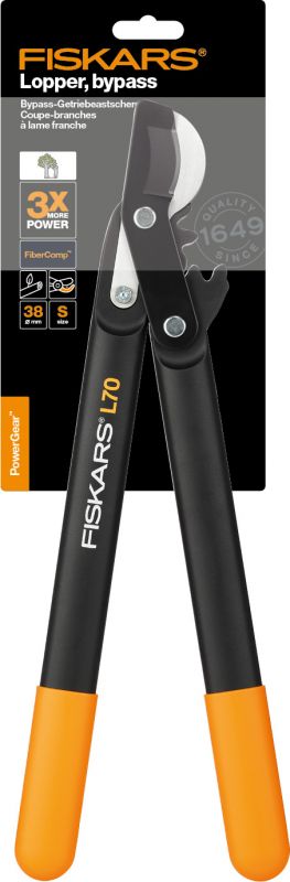 Fiskars Гілкоріз площинний посилений  з гаком PowerGear S L70