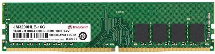 Пам'ять ПК Transcend DDR4 16GB 3200