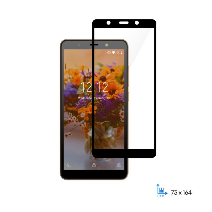 Захисне скло  2E Basic для TECNO POP 3 (BB2), 2.5D FCFG, black border