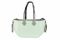 Сумка Nuvita MyMia м'ятний корпус/сіра підкладка /сірі шкіряні ручки, бокові фіксатори, ремені на візок