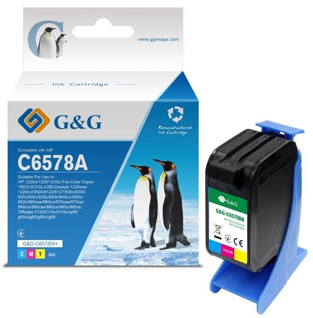 Картридж G&G до HP No.78 DJ970 color, 19ml