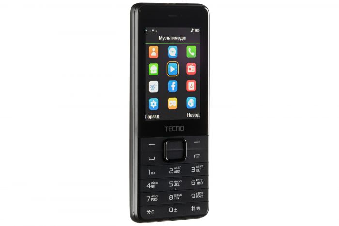 Мобільний телефон TECNO T454 2SIM Black