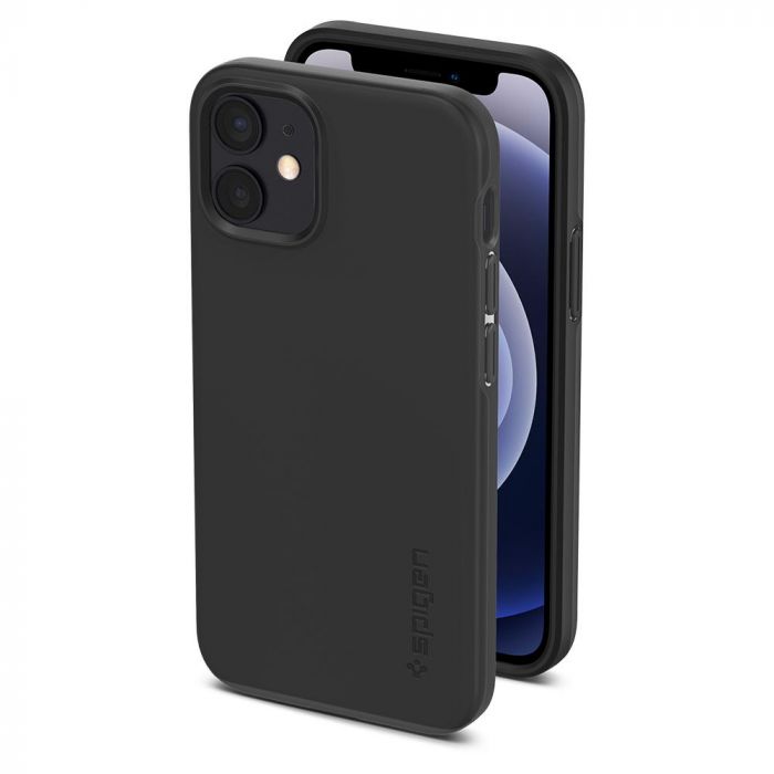 Чохол Spigen для iPhone 12 mini Thin Fit, Black