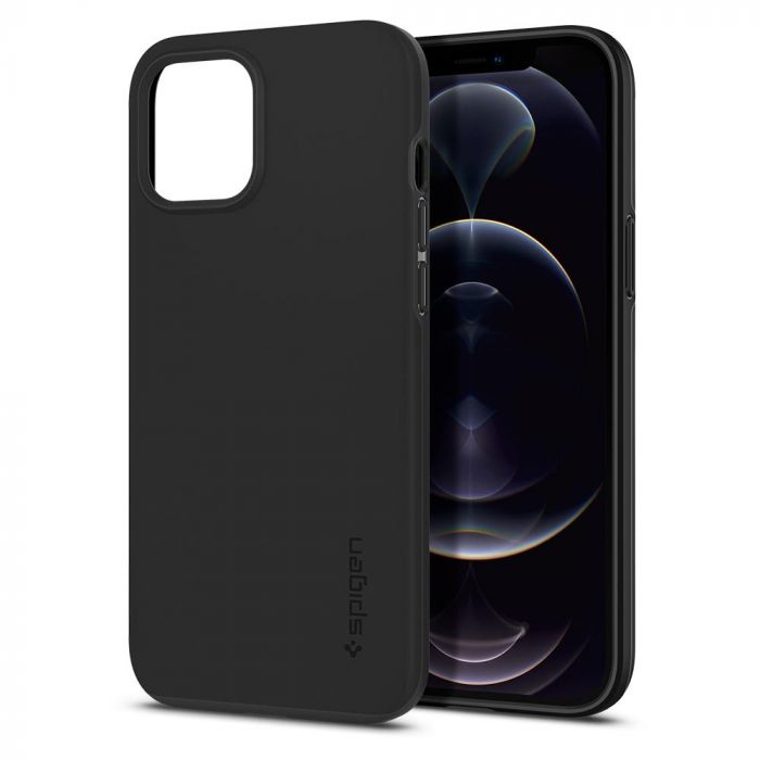 Чохол Spigen для iPhone 12 Pro Max Thin Fit, Black