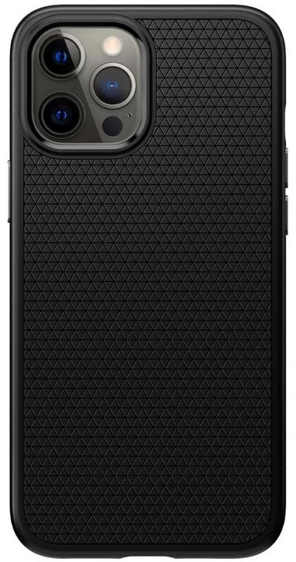 Чохол Spigen для iPhone 12 Pro Max Liquid Air, Matte Black