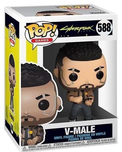 Фігурка Funko POP! Vinyl: Games: Cyberpunk 2077: V-Male (GW) (Exc) 48015