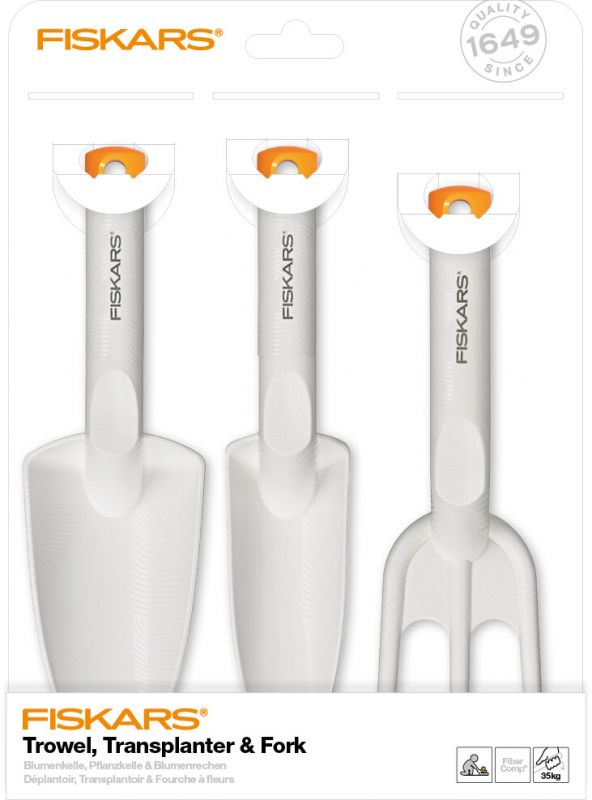 Fiskars Совок садовий White, 29.1 см, 82г