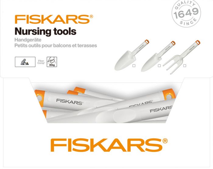 Fiskars Совок садовий White, 29.1 см, 82г