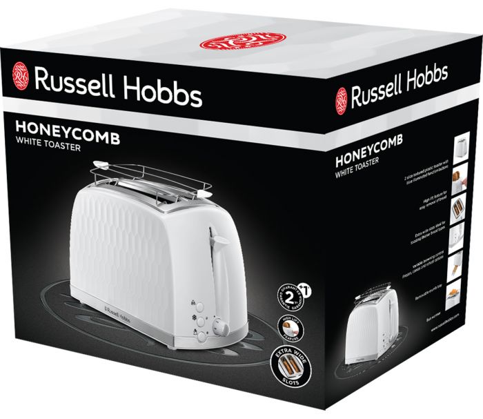 Тостер Russell Hobbs 26060-56 Honeycomb White