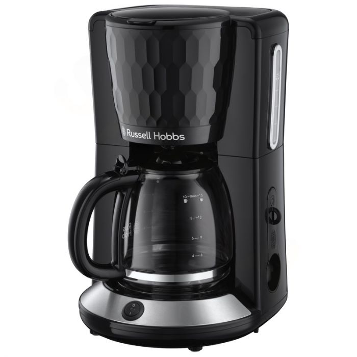 Кавоварка Russell Hobbs крапельна Honeycomb 1.25л, мелена, чорний