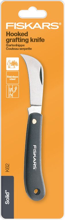 Fiskars Ніж для щеплення рослин K62 вигнутий, 17 см, 50г