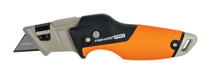 Fiskars Ніж будівельний CarbonMax, трапецієвидне висувне лезо, 185 мм, 200г