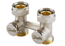 Клапан Н-подібний Danfoss RLV-KS, DN 20, вх. 3/4" - вих. 3/4", прямий, нікель