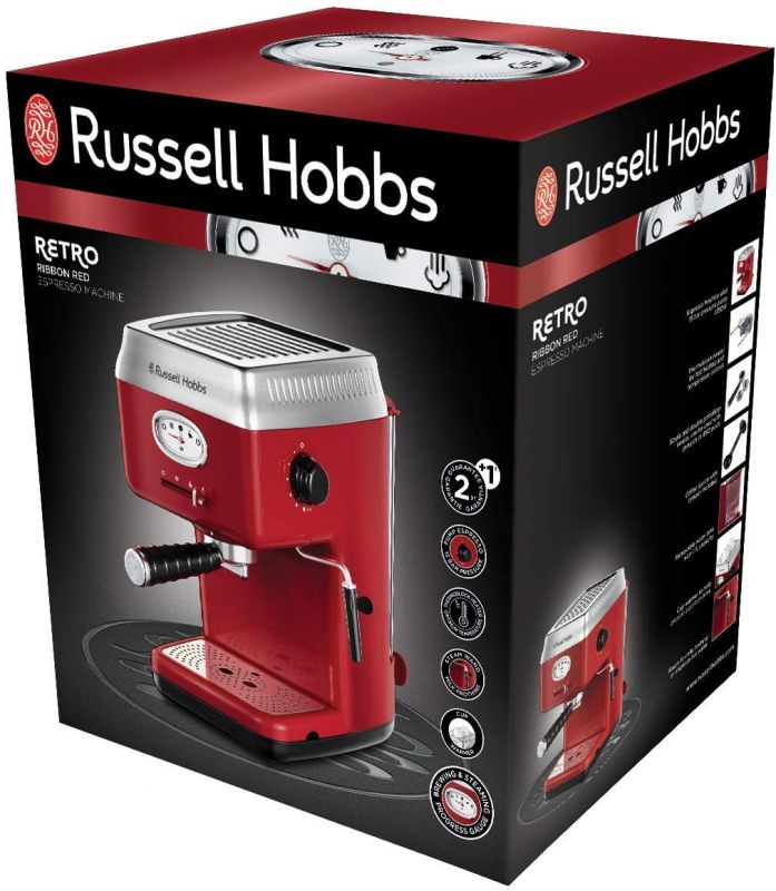 Еспресо кавоварка Russell Hobbs 28250-56 Retro
