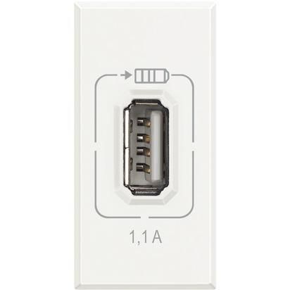 BTicino Bticino AXL Зарядка USB 1,1А 1м біл