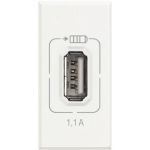 BTicino Bticino AXL Зарядка USB 1,1А 1м біл